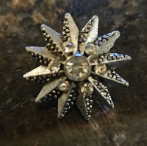 Silver Starburst Pin
